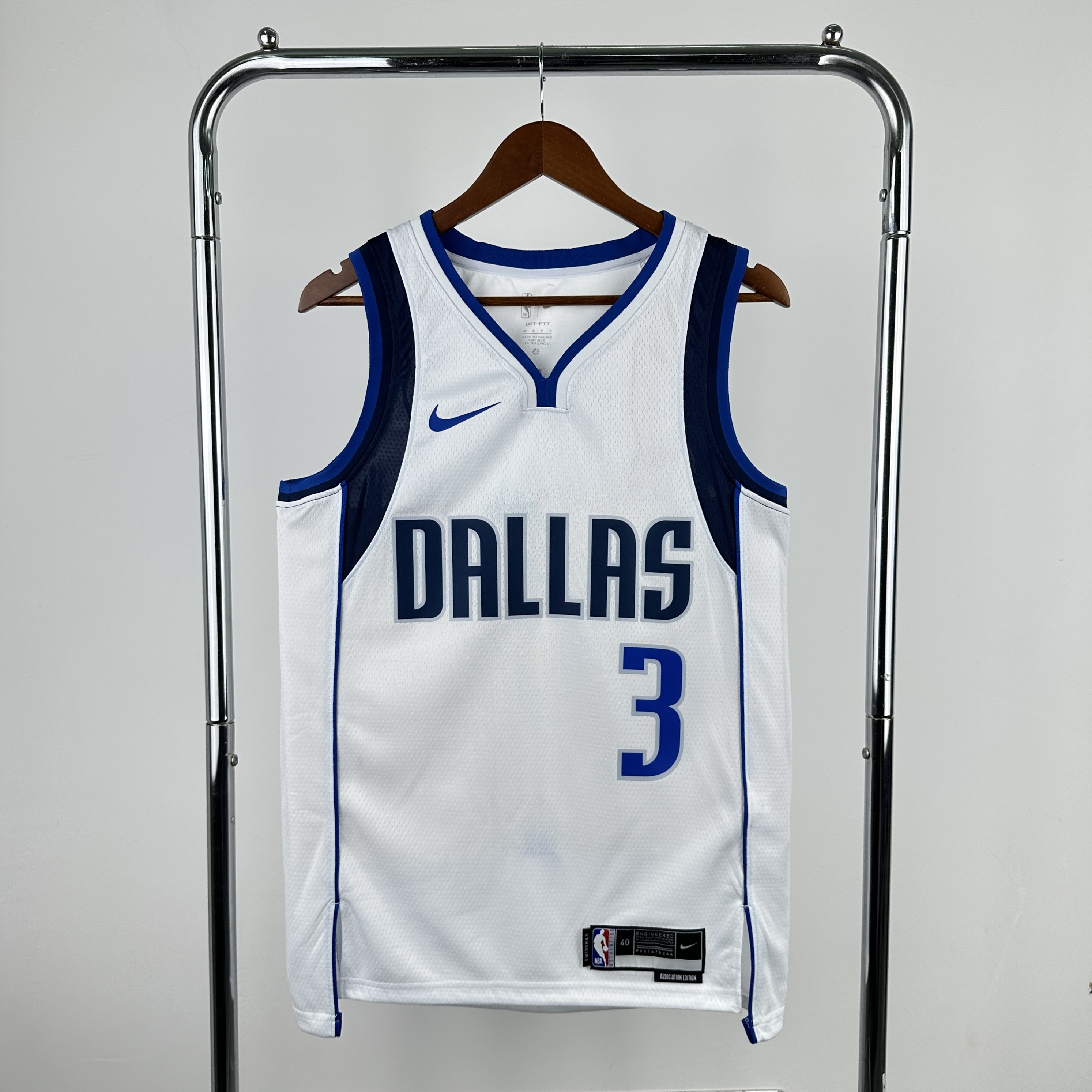 Men Dallas Mavericks #3 Davis White Season Nike 2025 NBA Jersey->dallas mavericks->NBA Jersey